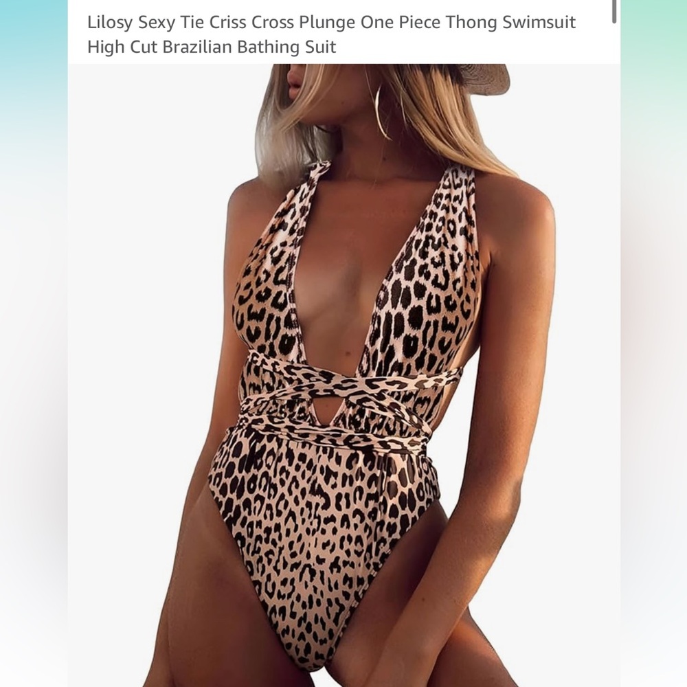 BNWT Amazon one piece bathing suit